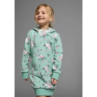 Kidsworld Sweatkleid in mint-bedruckt | Gr.: 140/146