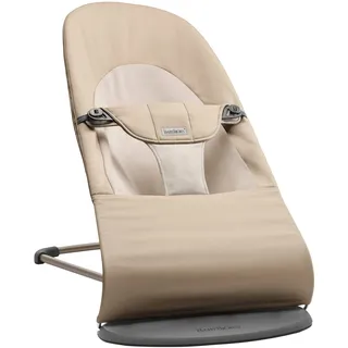 BabyBjörn Babywippe Balance Soft, Gewebt, Khaki/Beige