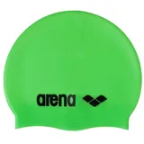 arena Classic Junior Unisex Silikon-Schwimmkappe, Schwimmkappe für Jungen und Mädchen, Badekappe mit Verstärktem Rand, Weiche und Strapazierfähige Schwimmkappe