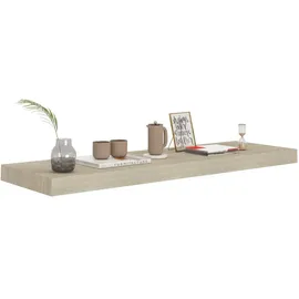 vidaXL Wandregal 80 x 23,5 x 3,8 cm Eiche