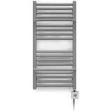 Matisère - Grauer Elektrischer Handtuchtrockner, 820 Mm Hoch Und 600 Mm Breit - 500 Watt - Lim820/600e87042