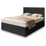masseno Trani 160 x 200 cm H2 Schwarz