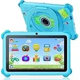 zcobro Kinder Tablet 7 Zoll Mit Hülle, Android 2GB RAM+32GB ROM+256GB Erweiterbar, Wi-Fi, Bluetooth, Type-C, Kindersicherung, Quad Core, Blau