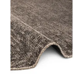 ELLE DECORATION Prisma, braun Beige, H:5mm Ø:200cm, Baumwolle, Polyester, Teppiche, Teppich, Glanz-Effekt, Karo Design, Kachel-Optik, Wohnzimmer, Schlafzimmer,Flur