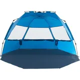 Alvantor Extra großes Strandzelt, super Bluecoast, Strandschirm, Outdoor-Sonnenschutz, Cabana, automatischer Pop-Up-Schutzfaktor 50+, Sonnenschutz, tragbar, Camping, Angeln, Wandern, Baldachin