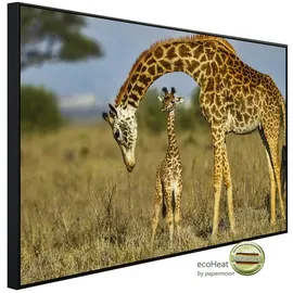Papermoon Infrarotheizung Massai Giraffe 800 W Bunt