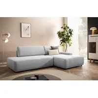 Home Affaire Eckcouch Cord 2-Sitzer Grau