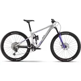 Ghost Riot Trail AL Full Party Fullsuspension Mountain Bike Silver/Purple | 29" L/46.5cm