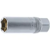 BGS 2469 | Zündkerzen-Einsatz mit Magnet, Sechskant Antrieb Innenvierkant 10 mm (3/8") SW 16 mm