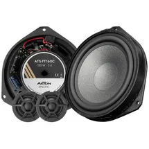 Axton ATS-FT160C – Passgenaues 2-Wege Komponenten System, kompatibel mit FIAT Ducato Fahrzeugen, Plug & Play Front Auto Lautsprecher für Tür Einbau, 80 W RMS, 1 Paar
