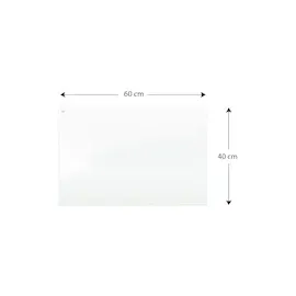 ALLboards Glas-Magnettafel 60,0 x 40,0 cm weiß