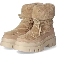 La Strada Damen Schnürstiefel in Beige, Größe 39 - 39