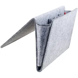 Kikkerland Große Filz-Bett-Tasche CADDY