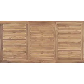 vidaXL Garten-Esstisch Beistelltisch 160 x 80 x 77 cm Braun