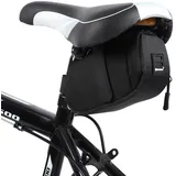 wozinsky kleine Fahrradsatteltasche 0,6 l schwarz