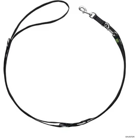 Hunter Verstellbare Führleine Extra Long schwarz