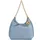 Michael Kors Indie Small Schultertasche Leder Blue