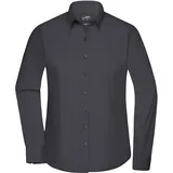 James & Nicholson Damenbluse Poplin Langarm carbon L
