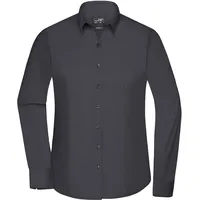 James & Nicholson Damenbluse Poplin Langarm carbon L