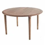 JVmoebel Rund Esstisch 120 x 75 x 120 cm braun