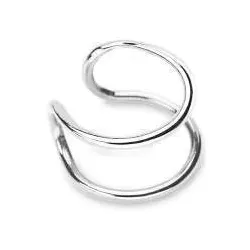 KAPTEN & SON - EAR CUFF MINIMALIST - silver