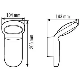ESYLUX OL 100 LED (EL10710704) Weiß