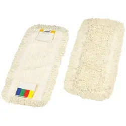 Cleankeeper Laschenmopp, Wischmop, 65% Baumwolle, 35% Polyester, Breite: 40 cm, Farbe: natur