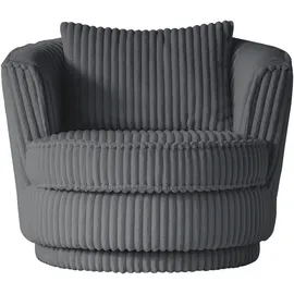 LEONIQUE »MAISIE, Lese-Sessel, Love Seat,«, trendige Stoffe MEGA CORD und Web-Velours, 360 Grad drehbar