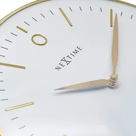 Nextime Glamour Small 30,0 cm 3256WI weiß/gold