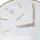 Nextime Glamour Small 30,0 cm 3256WI weiß/gold