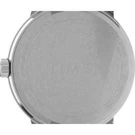 Timex Easy Reader Herren 43mm Schwarze Lederarmbanduhr TW2V21200