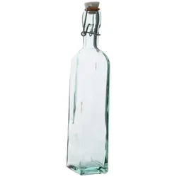 Glasflasche mit Bügelverschluss Recyclingglas 380ml Vorratsflasche