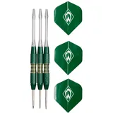 Werder Bremen Dart Flights mit Case Diamond Set von 3 Weiß