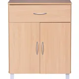 FineBuy Sideboard 60x75x30cm Moderne Kommoden Schrank Kleine Holz Anrichte