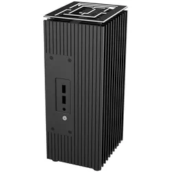Akasa Turing WS, Small Form Factor (SFF), PC, Schwarz, UCFF, Aluminium, Heimbüro
