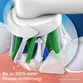 Oral-B Pro 3 3000 CrossAction blau + Aufsteckbürste