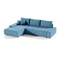 Fun Möbel Ecksofa Sofa mit Schlaffunktion VOGAR Stoff Aston