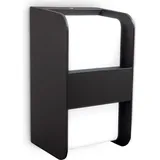 B.K.Licht Außenleuchte Metall 21,5x12x11,5 cm 1x E27 schwarz