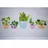 Vervaco Stickpackung Tischdecke Sticken Set Erwachsene Vorgedruckt Zimmerpflanzen Stickdecken Vorgezeichnet Decke Sticken Stickpackung Plattstich 80 x 80 cm Stoff zum Sticken Kreatives Geschenk