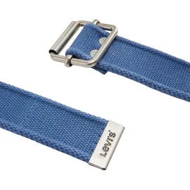 Levi's Stoffgürtel Baumwolle blau 90