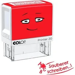 COLOP NIO School Motivstempel Sauberer schreiben 38,0 x 14,0 mm
