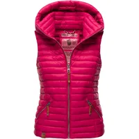 Navahoo Damen Designer Steppweste ärmellose Weste mit Kapuze Shadaa