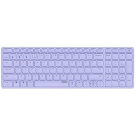 Rapoo E9700M Multi-mode Wireless Ultra-slim Keyboard violett, USB/Bluetooth, DE (00215396)