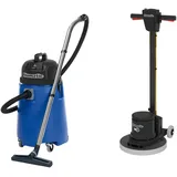 Numatic Einscheibenmaschine HFM1515R / ESM-Set 5B mit Wassersauger WV800-2 und PadLoc Trei | Packung (1 Stück)
