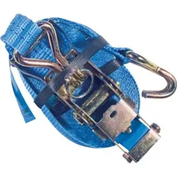 PÖSAMO Zurrgurt Ratsche u.Hacken 2,5x500cm blau