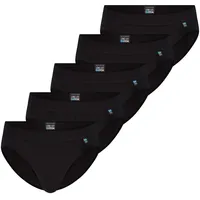 SCHIESSER Slip Long Life Cotton schwarz XL 5er Pack