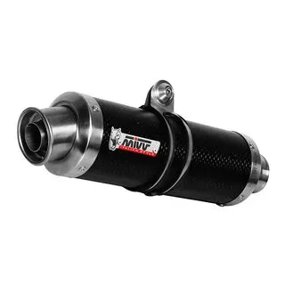 MIVV GP Auspuffsystem mit EG-BE Carbon, Titan, Schwarz