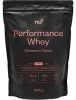 nu3 Performance Whey Fraise Poudre 1000 g