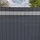 zaunzu® Sichtschutzstreifen 20 % Lochmuster 26 m Anthrazit PP
