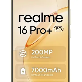 Realme 16 Pro+ 5G 12 GB RAM 512 GB Master Gold